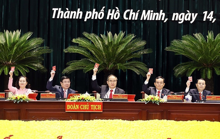 Премьер-министр принял участие в конференции партиинои организации города Хошимина hinh anh 9