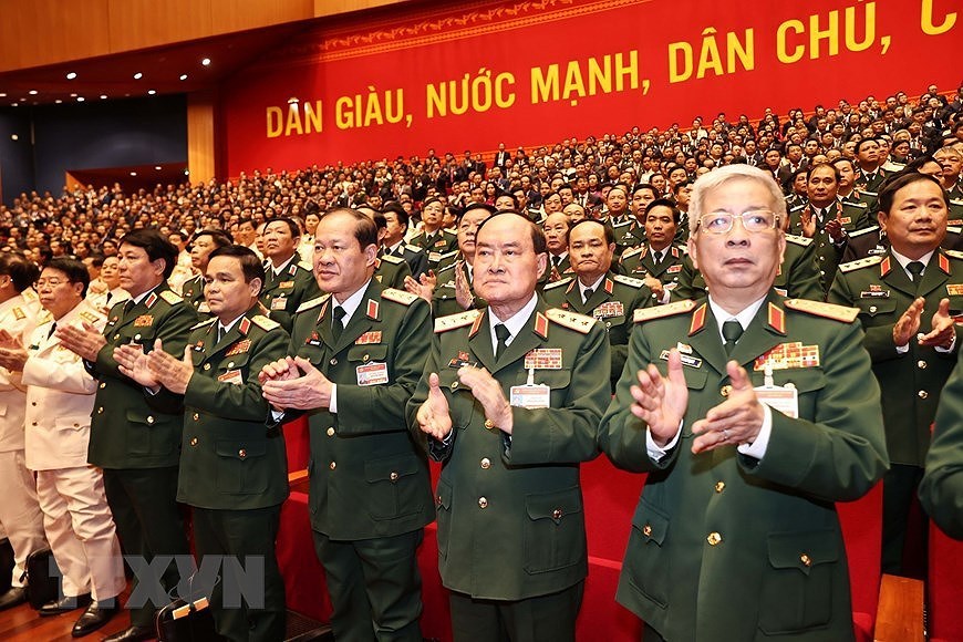 Подготовительная сессия принимает регламент работы XIII всевьетнамского съезда КПВ hinh anh 6