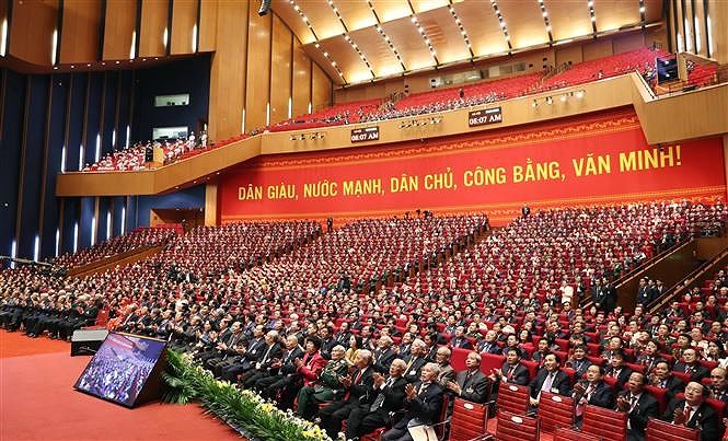 В Ханое открылся XIII всевьетнамскии съезд КПВ hinh anh 4