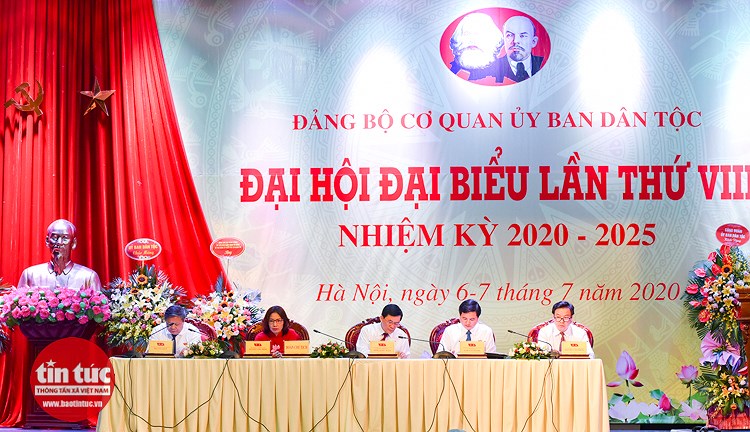 Dai hoi dai bieu Dang bo Uy ban Dan toc lan thu VIII nhiem ky 2020-2025 hinh anh 5