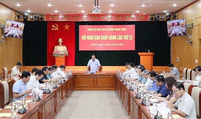 Cho y kien ve du thao Van kien Dai hoi Dang bo Khoi cac co quan TW hinh anh 1