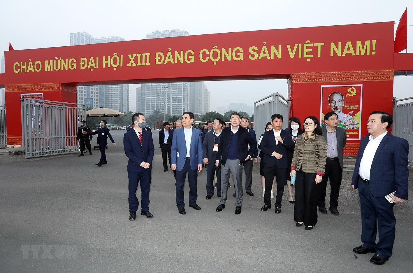 [Photo] Kiem tra cong tac chuan bi phuc vu Dai hoi XIII cua Dang hinh anh 2