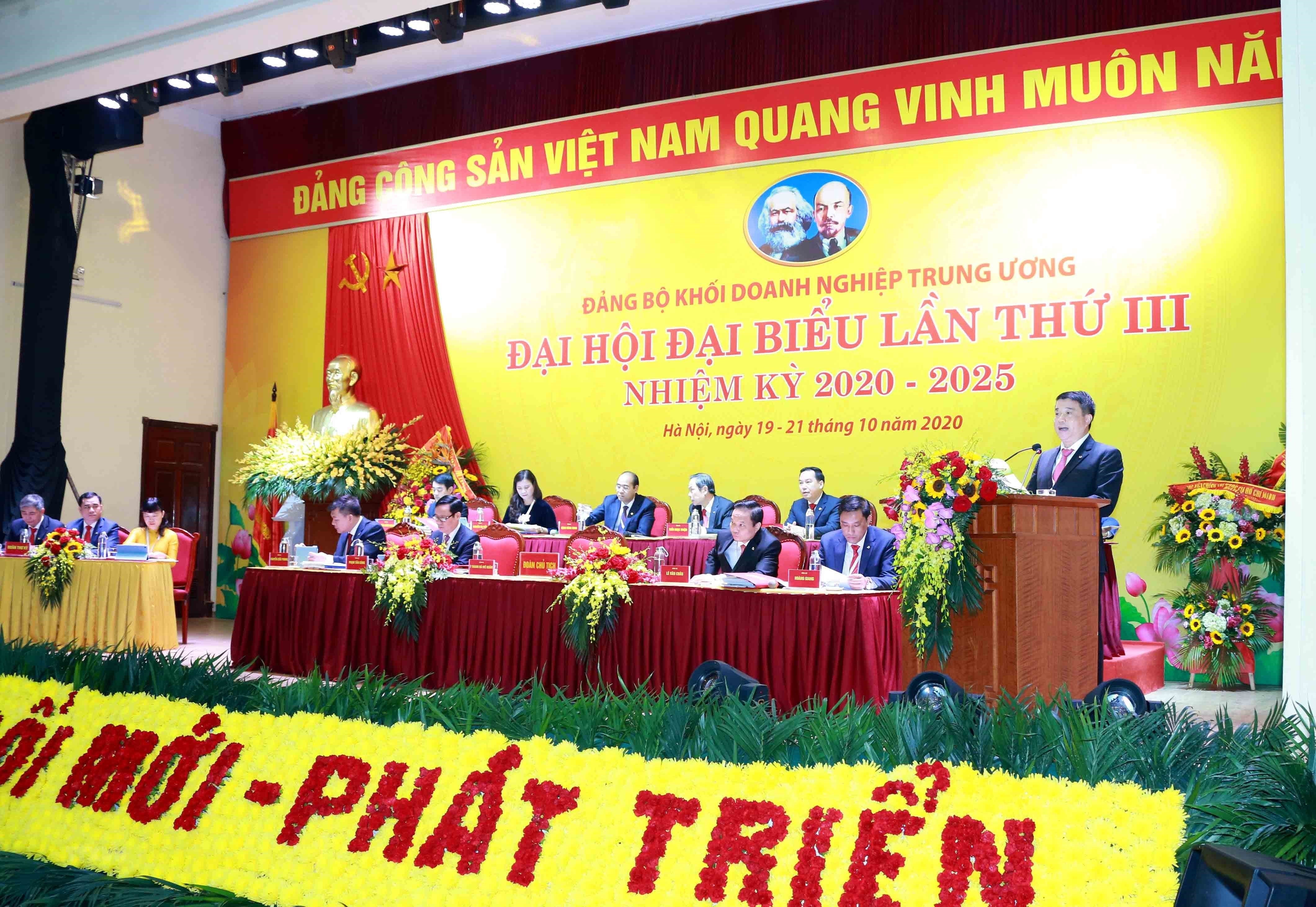 [Photo] Dai hoi dai bieu Dang bo Khoi Doanh nghiep Trung uong lan III hinh anh 3