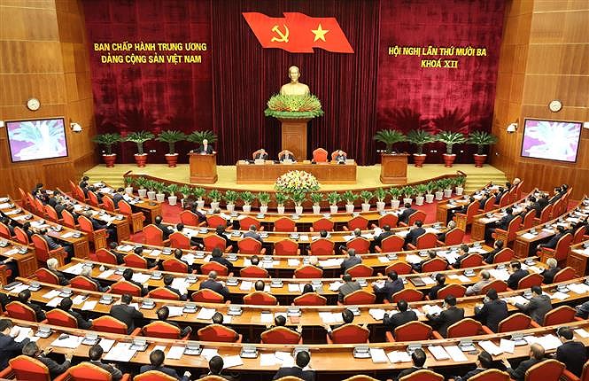 组图：越共第十二届中央委员会第十三次全体会议在河内开幕 hinh anh 1