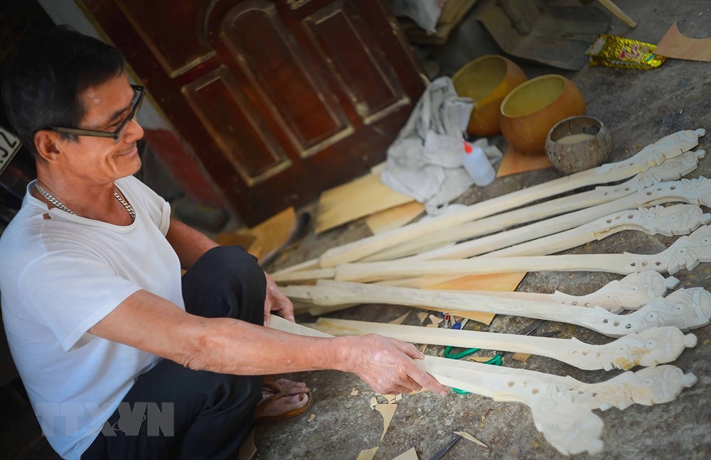 组图：天琴——高平省岱依族、侬族的独特传统乐器 hinh anh 3