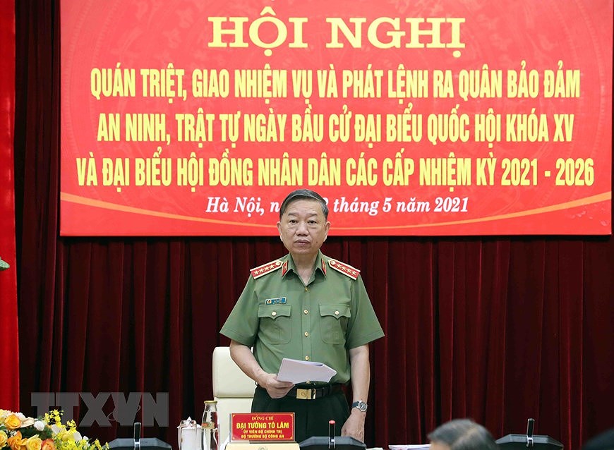 组图：越南公安力量竭尽全力确保选举安全 hinh anh 4