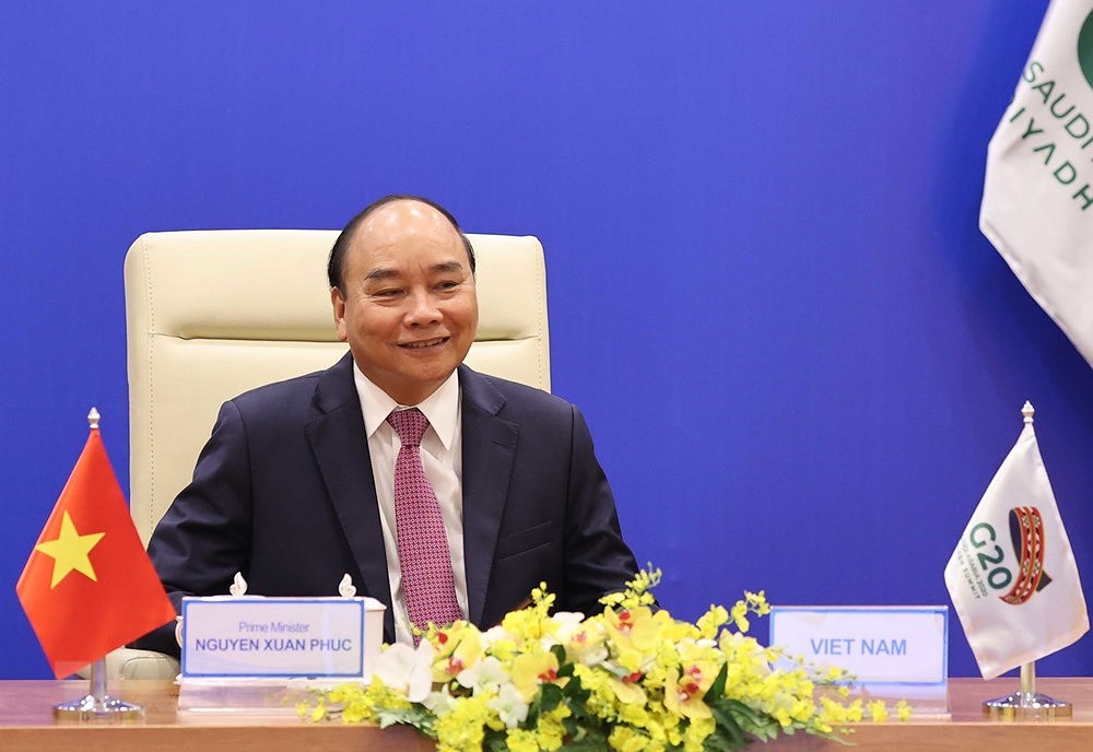 组图：政府总理阮春福出席二十国集团领导人峰会第二阶段会议 hinh anh 3
