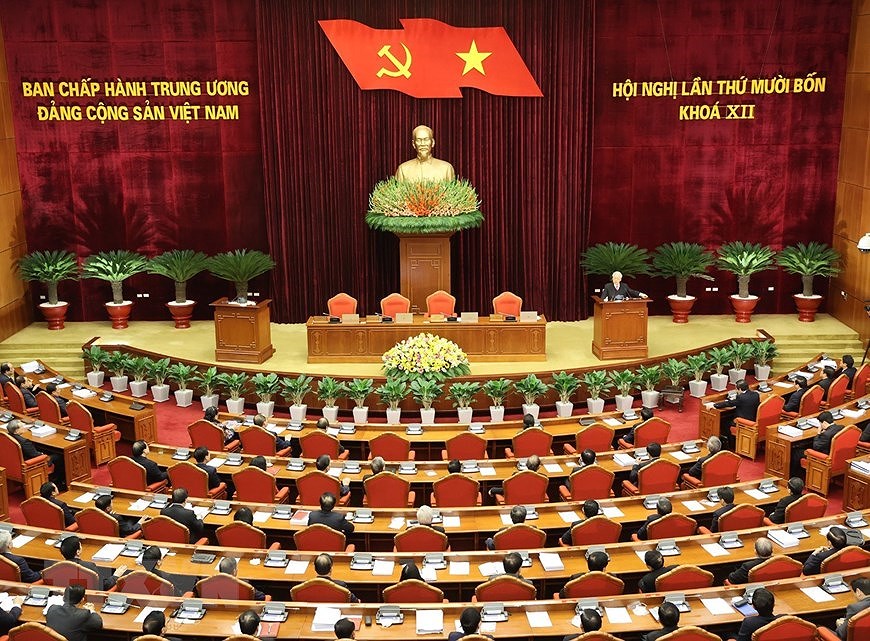 组图：越南共产党第十二届中央委员会第十四次全体会议圆满落幕 hinh anh 1