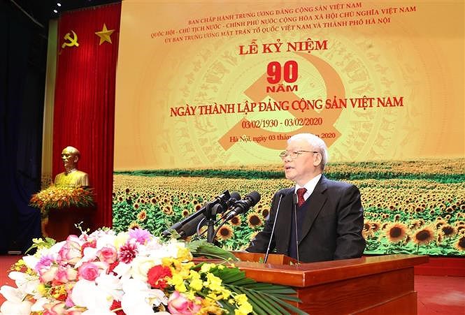 越共中央总书记：越南共产党有足够的本领、信誉和能力 担当领导国家的大任 hinh anh 1