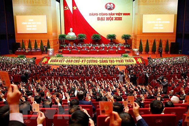 越南共产党第十三次全国代表大会今天上午正式开幕 hinh anh 1