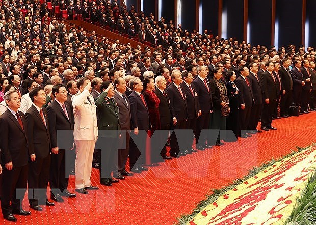 越南共产党第十三次全国代表大会隆重开幕 hinh anh 2