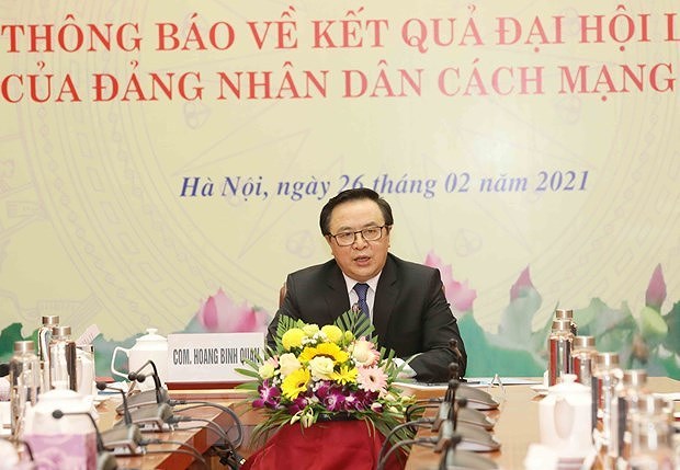 老挝人民革命党向越南共产党通报第十一次全国代表大会的结果 hinh anh 2