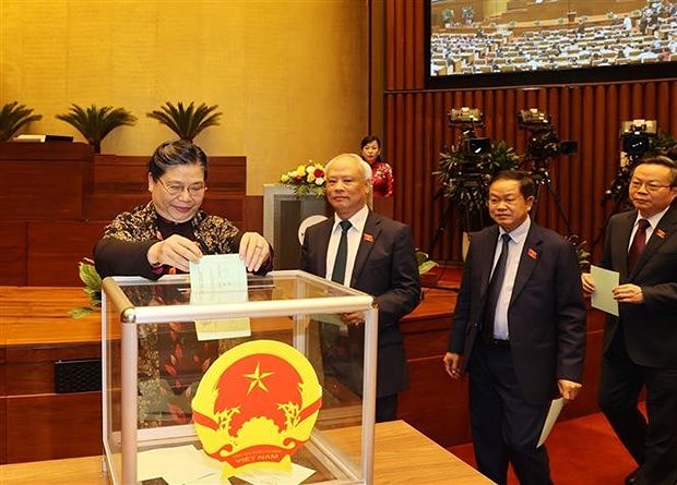 第十四届越南国会第十一次会议新闻公报（第六号） hinh anh 1