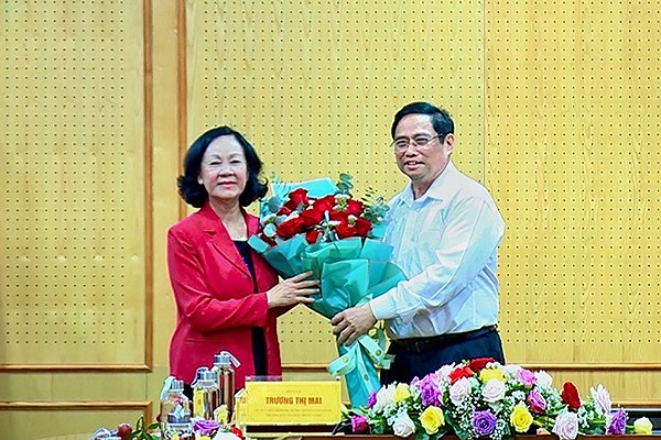 越共中央组织部长职务交接仪式在河内举行 hinh anh 1