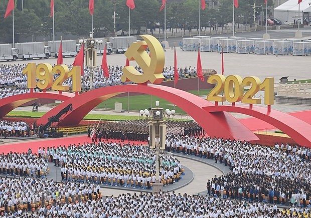 越共中央委员会致电祝贺中国共产党成立100周年 hinh anh 1
