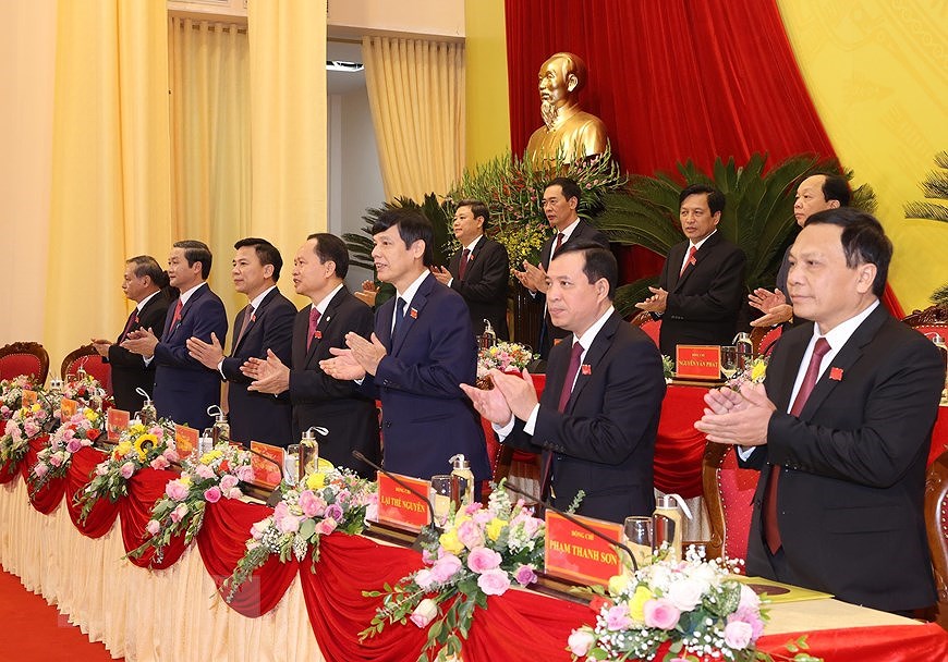 组图：越南高级领导出席各省党部代表大会 hinh anh 9