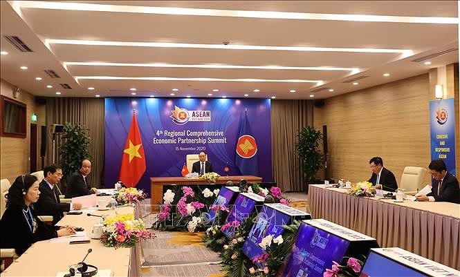 组图：阮春福总理主持第4次区域全面经济伙伴关系协定领导人会议 hinh anh 5