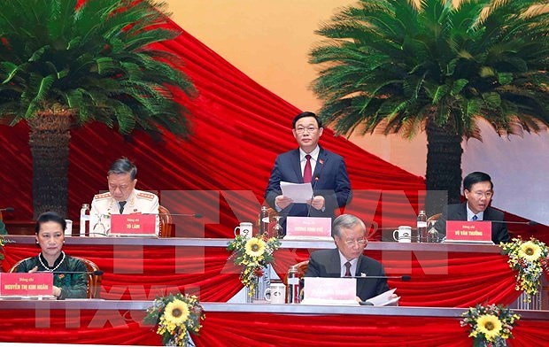 Party Congress continues discussion of draft documents on January 28 hinh anh 1