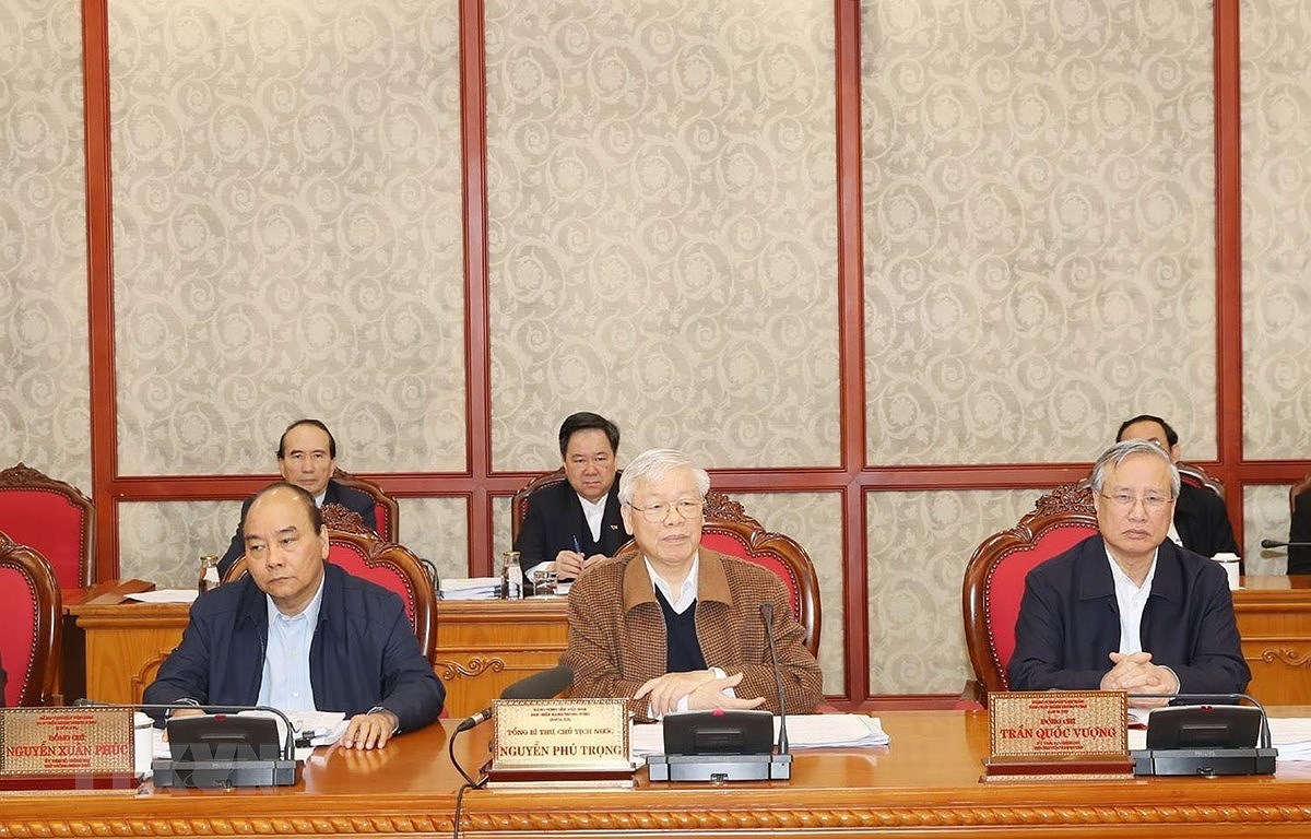 Politburo gives opinions to 13th National Party Congress’s documents hinh anh 1