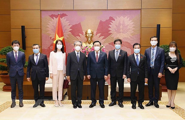 National Assembly Chairman welcomes Chinese Ambassador hinh anh 1
