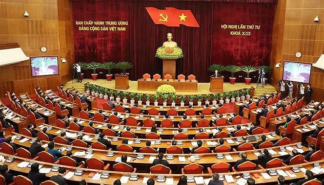 Fourth plenum of 13th Party Central Committee wraps up hinh anh 1