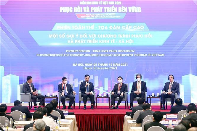 Economic forum discusses ways to fuel recovery, sustainable development hinh anh 1
