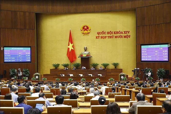 Parlamento vietnamita prosigue perfeccionamiento del aparato del personal hinh anh 1