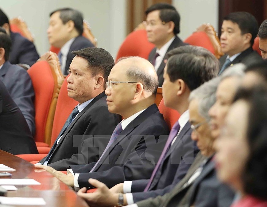 Inauguran XV pleno del Comite Central del Partido Comunista de Vietnam hinh anh 12
