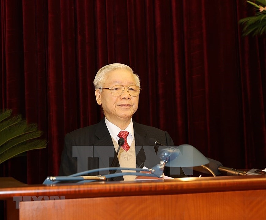 Inauguran XV pleno del Comite Central del Partido Comunista de Vietnam hinh anh 5