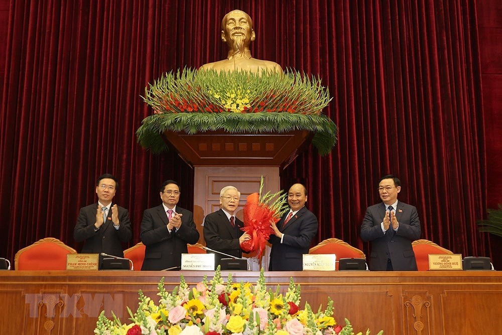 Comite Central reelige a Nguyen Phu Trong como secretario general del Partido Comunista de Vietnam hinh anh 1