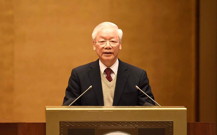 Discurso del secretario general del Partido Comunista de Vietnam en la Conferencia Nacional de Cultura hinh anh 1