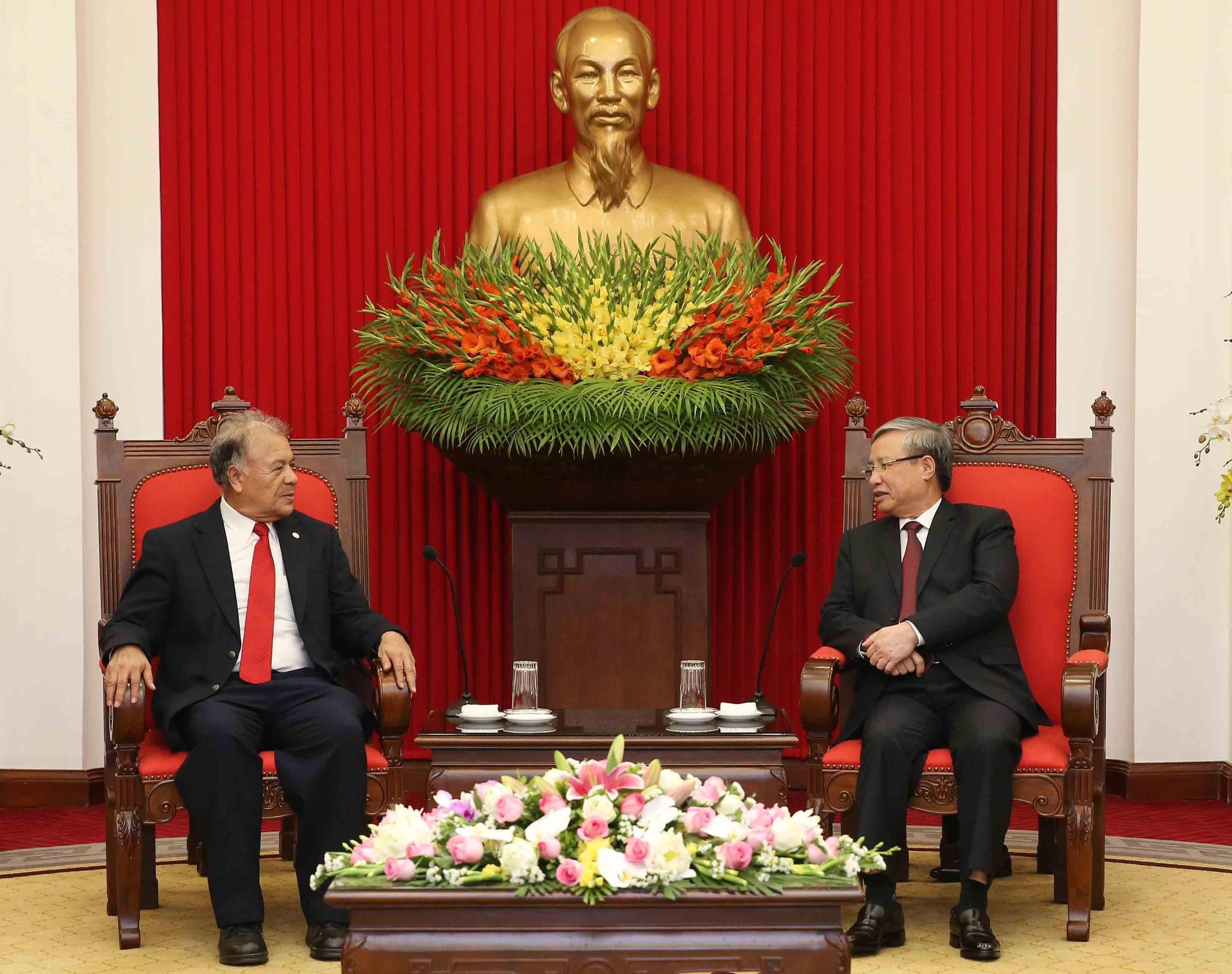 [Foto] Visita Vietnam delegacion del Partido del Trabajo de Mexico hinh anh 2