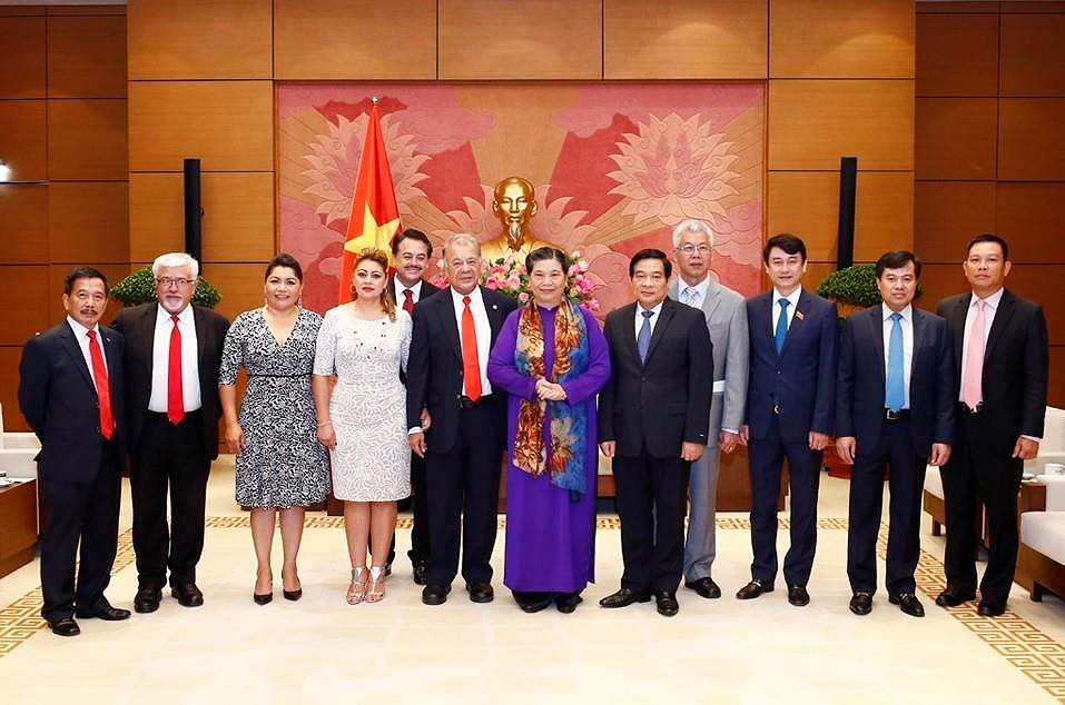 [Foto] Visita Vietnam delegacion del Partido del Trabajo de Mexico hinh anh 6
