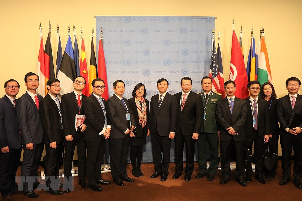[Foto] Vietnam asume el cargo del miembro no permanente del Consejo de Seguridad de la ONU hinh anh 3