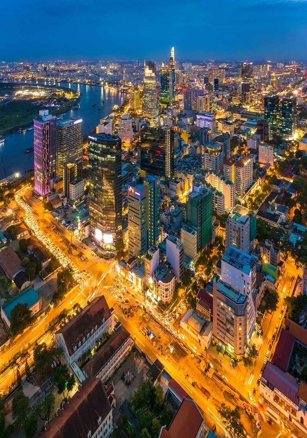 [Foto] Ciudad Ho Chi Minh, una metropolis moderna hinh anh 11
