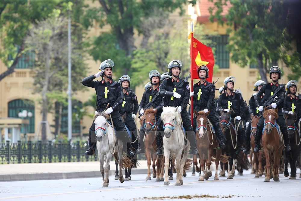[Foto] Fundan unidad de policia movil de caballeria en Vietnam hinh anh 11
