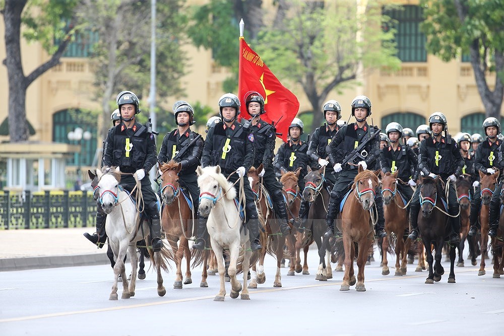 [Foto] Fundan unidad de policia movil de caballeria en Vietnam hinh anh 12