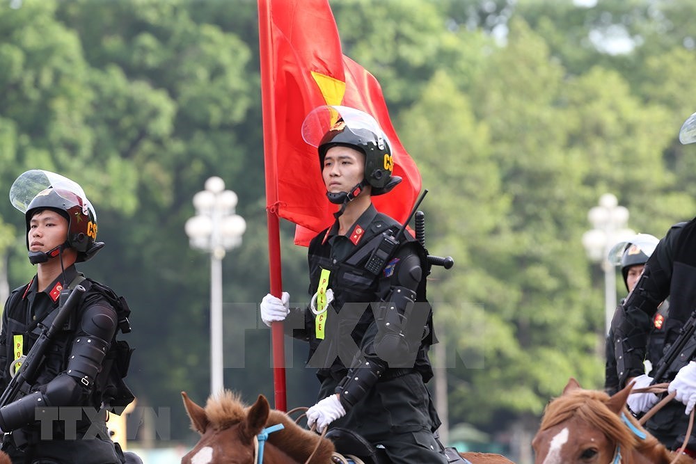 [Foto] Fundan unidad de policia movil de caballeria en Vietnam hinh anh 8