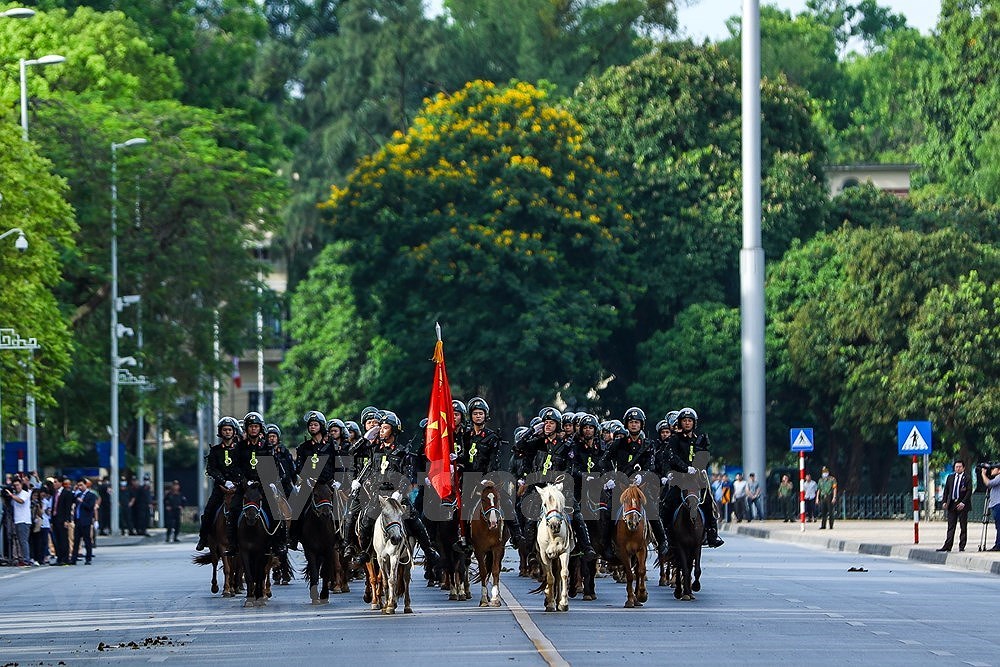 [Foto] Fundan unidad de policia movil de caballeria en Vietnam hinh anh 17