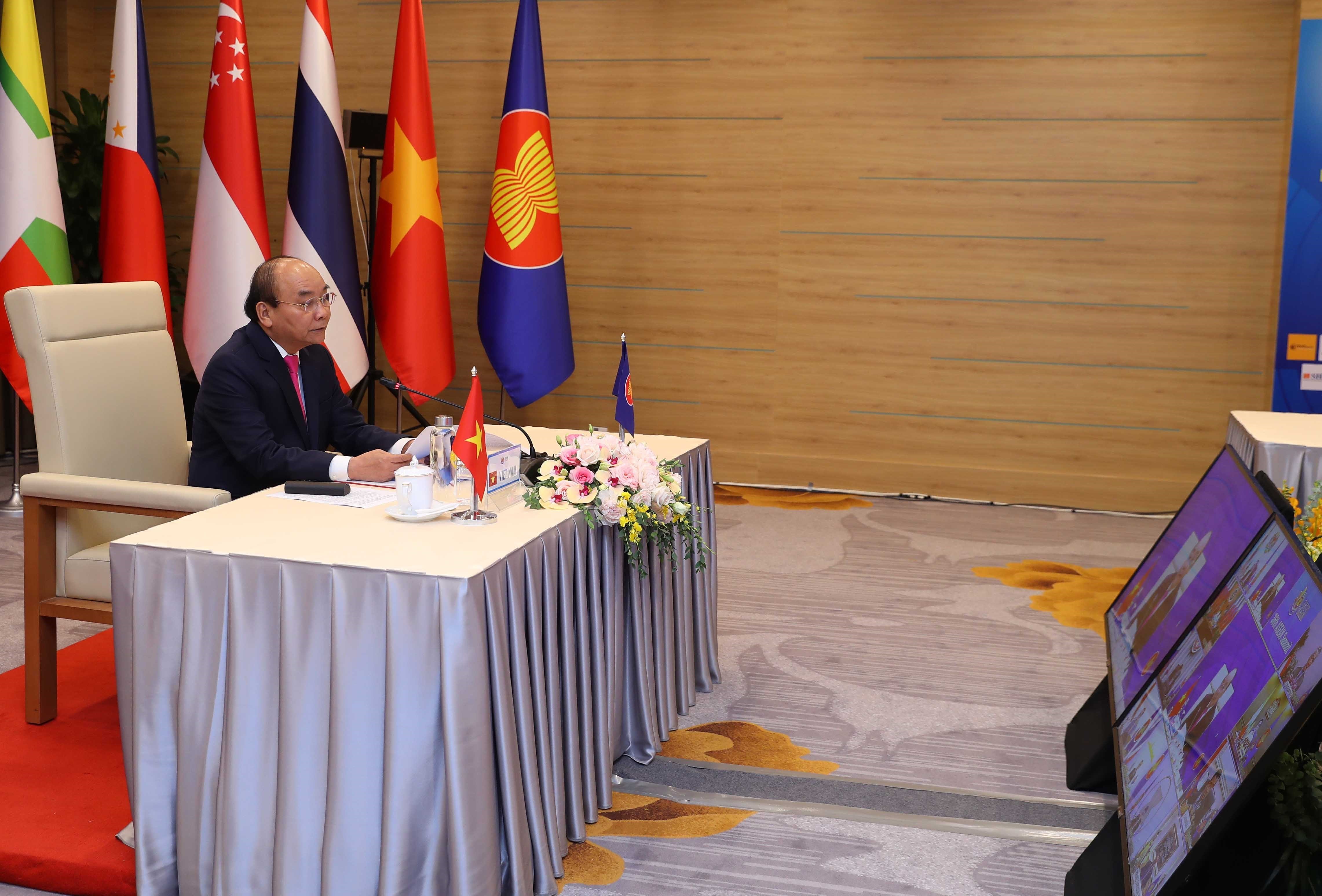 [Foto] ASEAN 2020: Premier vietnamita, Nguyen Xuan Phuc, preside Cumbre 36 de ASEAN hinh anh 4