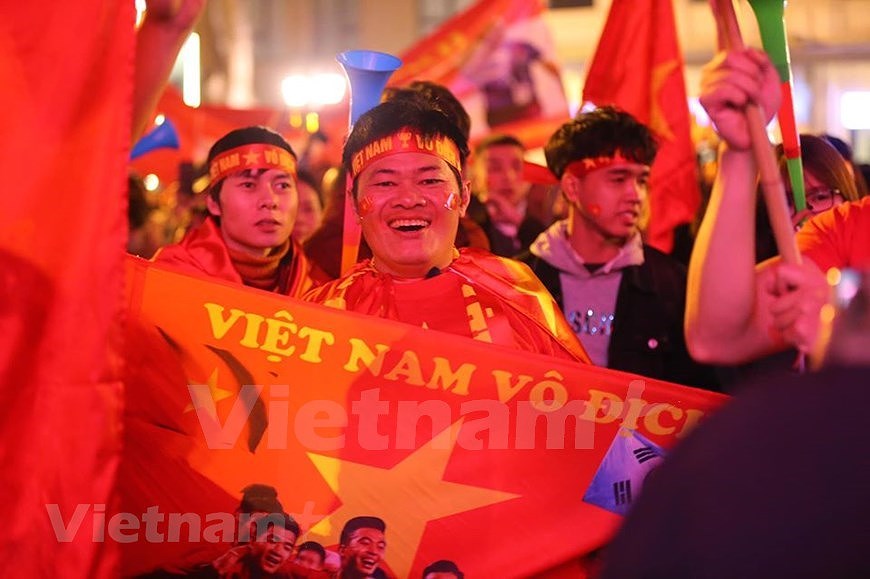 [Fotos] Sueno cumplido: Vietnam se proclama por primera vez campeon de SEA Games hinh anh 13