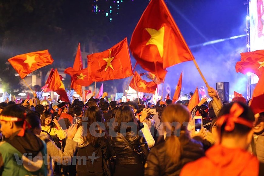 [Fotos] Sueno cumplido: Vietnam se proclama por primera vez campeon de SEA Games hinh anh 15