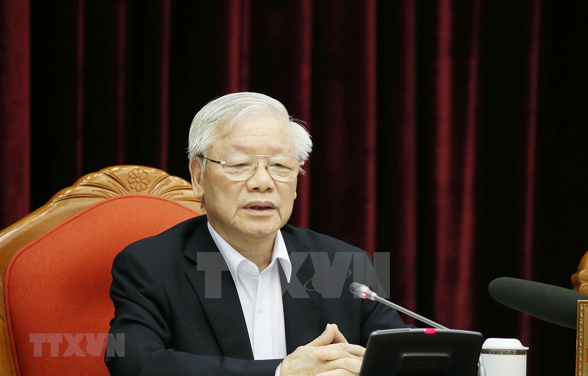 Maximo dirigente de Vietnam resalta importancia de preparacion del personal para XIII Congreso partidista hinh anh 1
