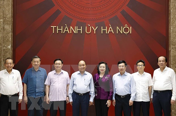 Enfatiza premier de Vietnam labor de fortalecimiento de filas partidistas hinh anh 1
