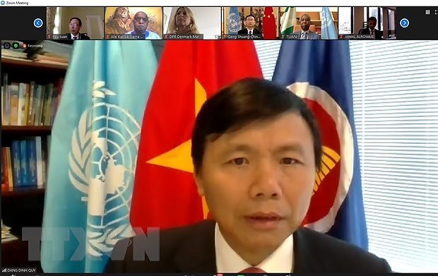 Mision de Vietnam en ONU celebra el Dia Nacional hinh anh 1