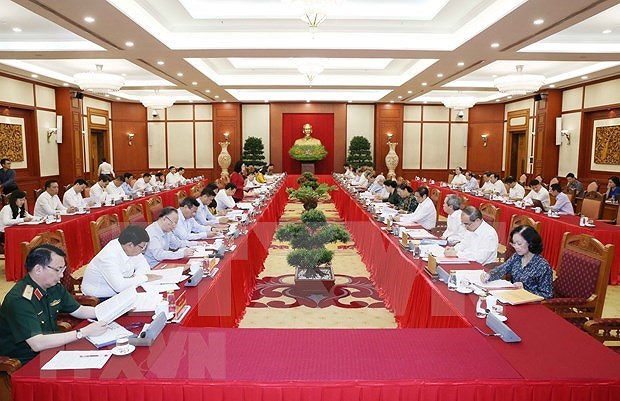 Supervisan preparativos para VII Asamblea partidista de las fuerzas policiacas de Vietnam hinh anh 1