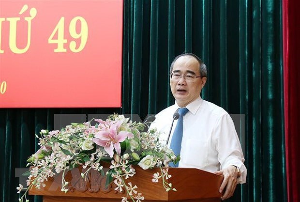 Instancia partidista de Ciudad Ho Chi Minh traza orientaciones para futuro desarrollo municipal hinh anh 1