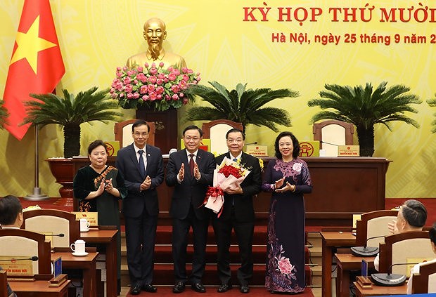 Chu Ngoc Anh, elegido presidente del Comite Popular de Hanoi hinh anh 1