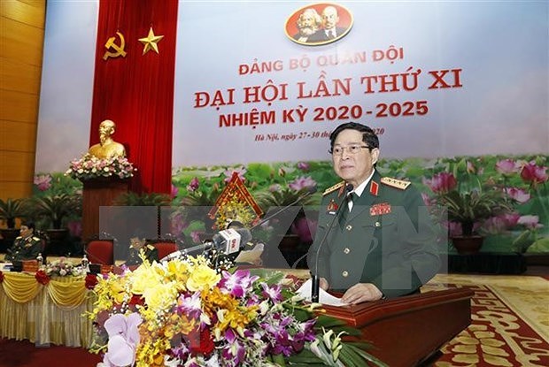 Clausuran la Asamblea partidista del Ejercito Popular de Vietnam hinh anh 1