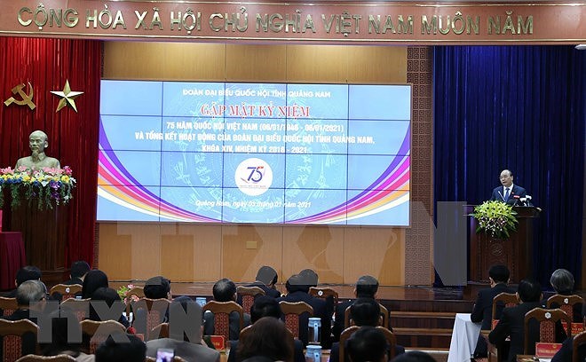 Premier asiste al aniversario 75 de las primeras elecciones generales de Vietnam hinh anh 1